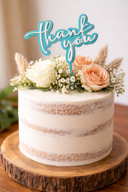 Cake Topper Celebration Acrylic