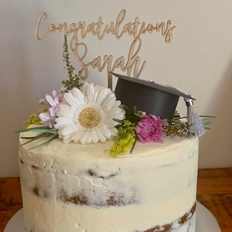 Cake Toppers Celebration Wood