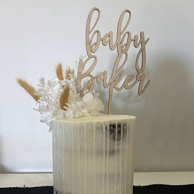 Cake Toppers Celebration Wood