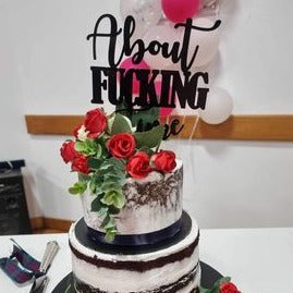 Cake Topper Custom Acrylic