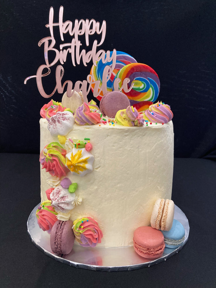 Cake Topper Custom Acrylic