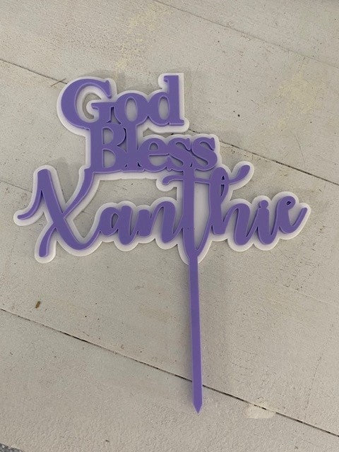 Cake Topper - Layered