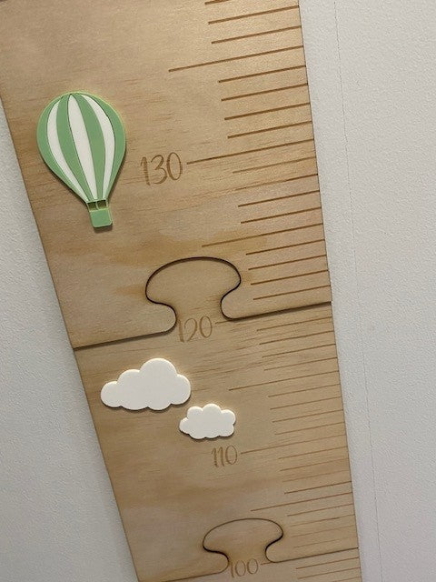 New - Balloons & Clouds - Growth Chart
