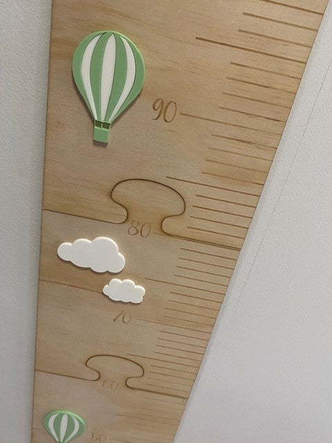 New - Balloons & Clouds - Growth Chart
