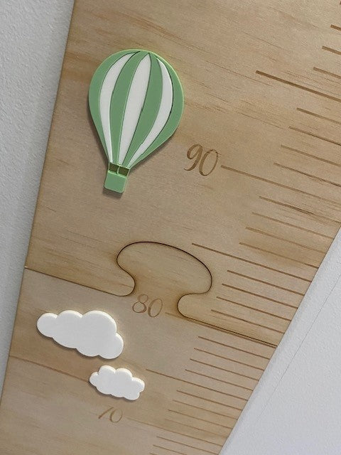 New - Balloons & Clouds - Growth Chart