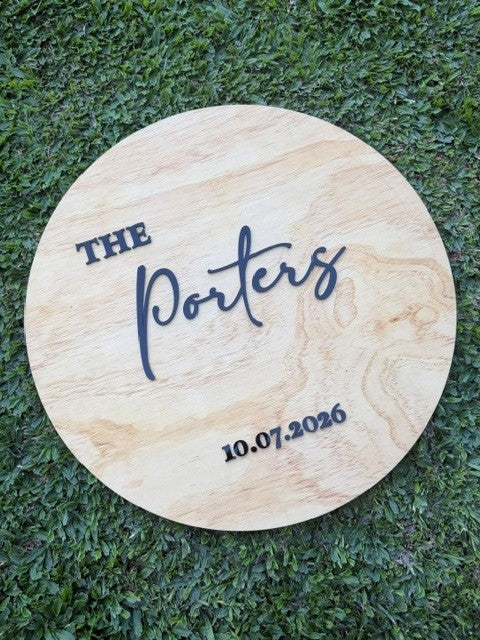 Guest Book Sign, Personalised Event Guestbook, Circle Signing Guest Board