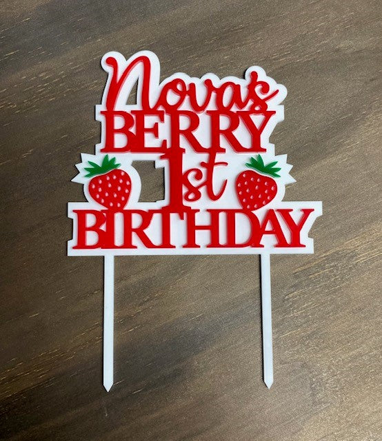 Cake Topper - Layered