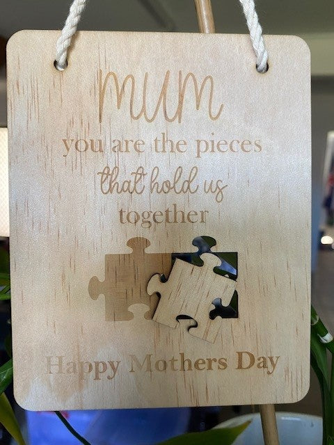 Mothers Day - Hanging Plaque for Mum