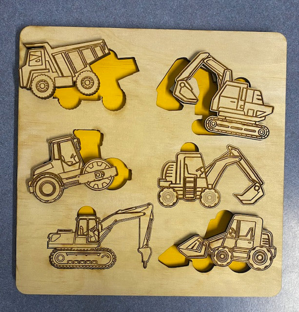 Puzzles - Trucks & Diggers