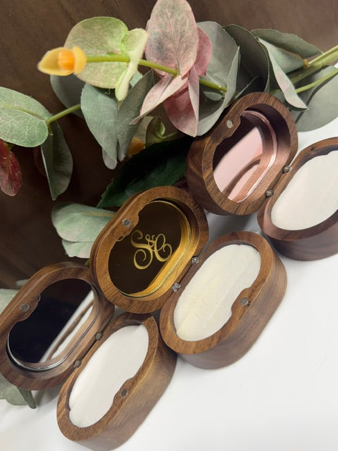 Ring Box, Trinket Box, Keepsake - Oval