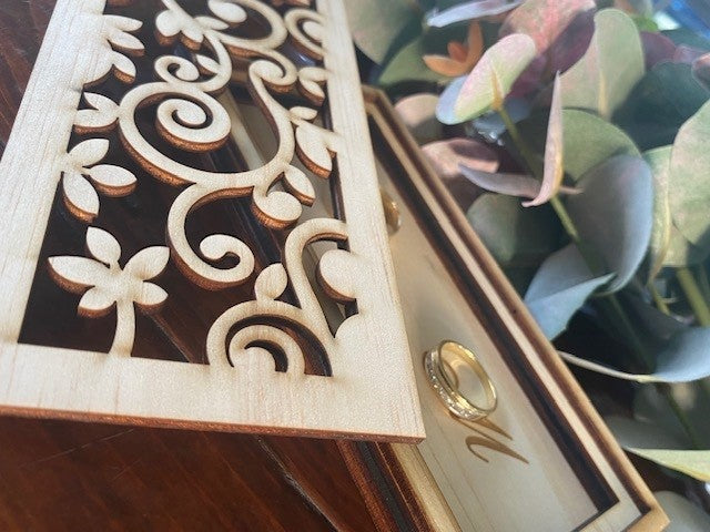 Ring Box - Beautifully crafted wooden ring boxes
