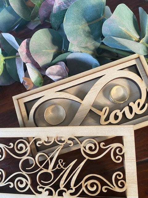 Ring Box - Beautifully crafted wooden ring boxes