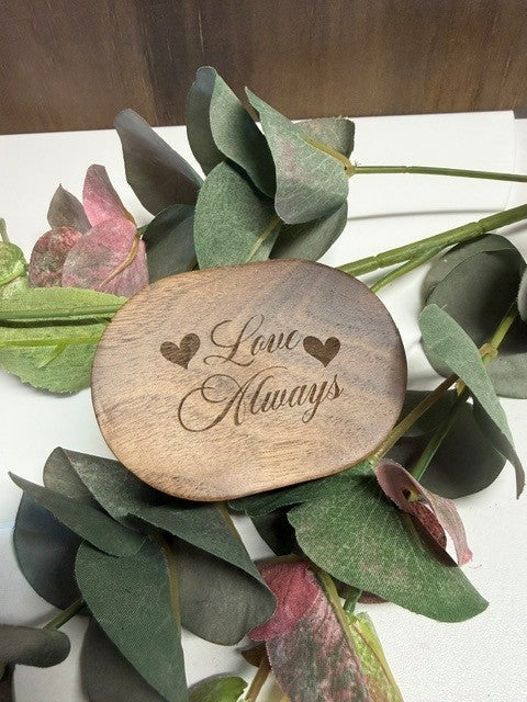 Ring Box, Trinket Box, Keepsake - Oval