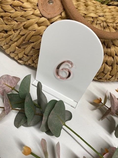 Table Numbers - Acrylic Weddings & Events