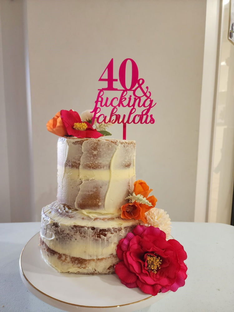 Cake Topper Custom Acrylic