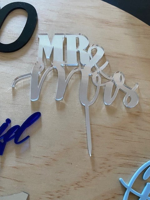 Personalised Wedding / Engagement Cake Topper