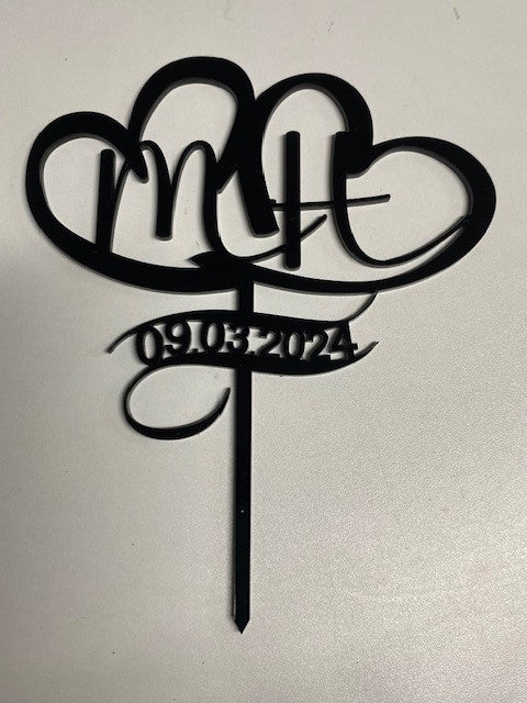 Personalised Wedding / Engagement Cake Topper