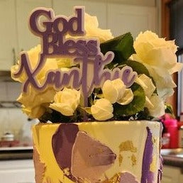 Cake Topper Custom Acrylic