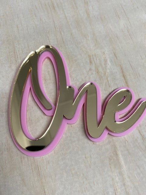 Cake Topper - Layered