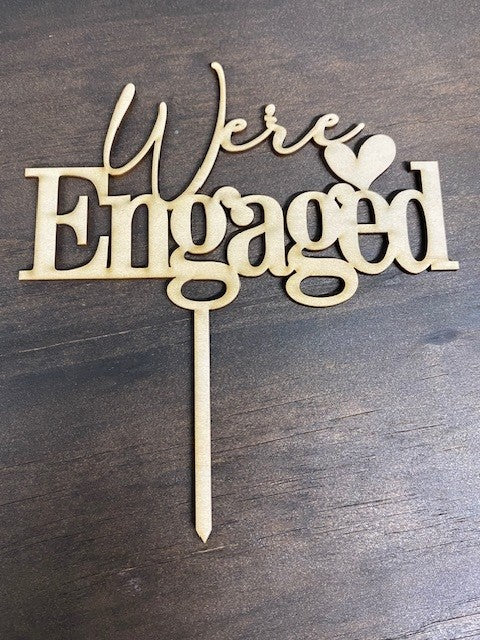 Personalised Wedding / Engagement Cake Topper