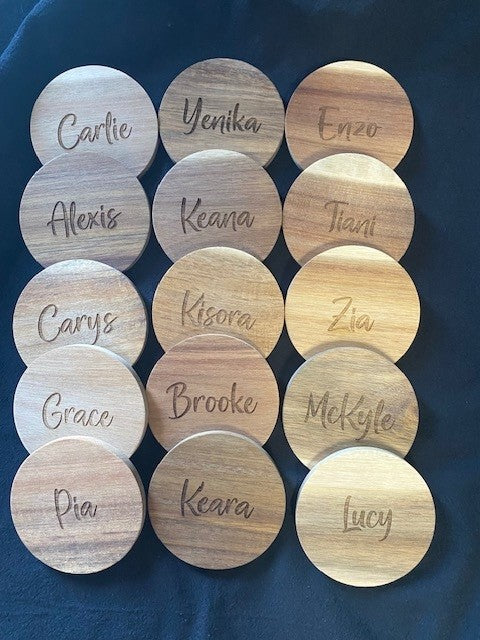 Coasters - Personalised Acrylic or Ply