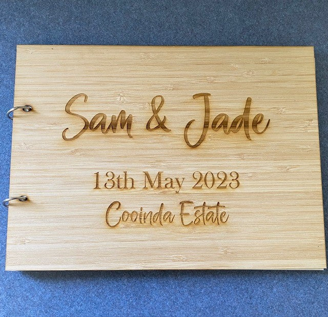 Guest Book - Wooden