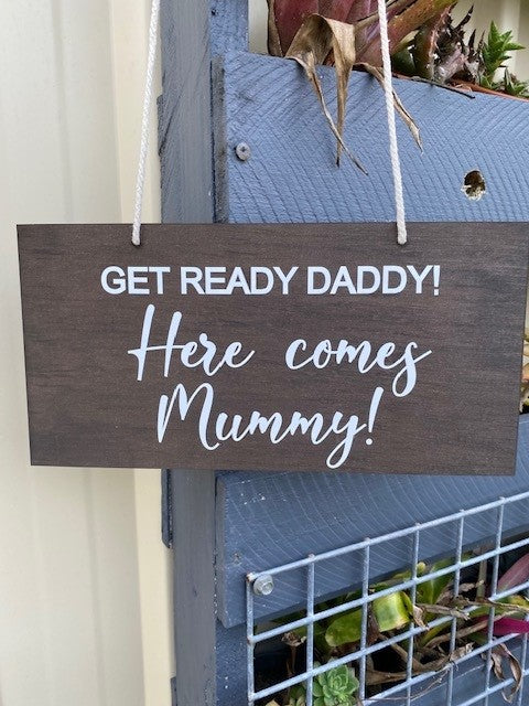 Wedding Page flower Girl Sign laser engraved