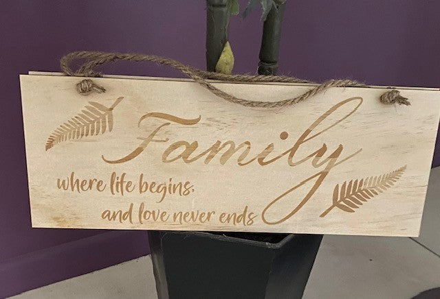 Gifts - wooden signs