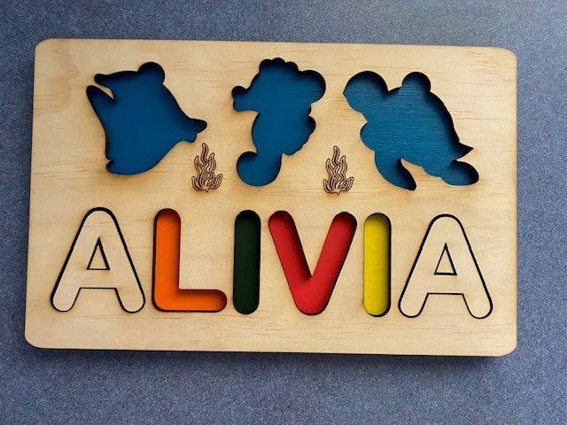 Puzzles - Name Wooden - From