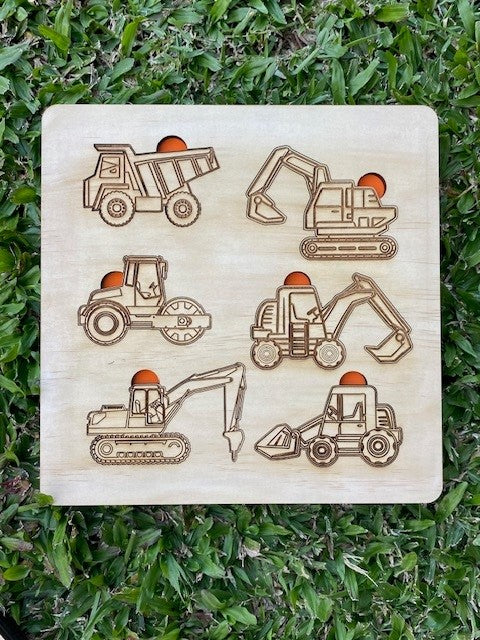 Puzzles - Trucks & Diggers