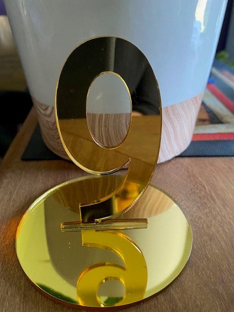 Table Numbers - Acrylic Weddings & Events
