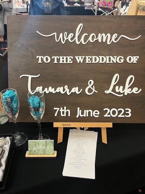 Wood Rustic Event Sign