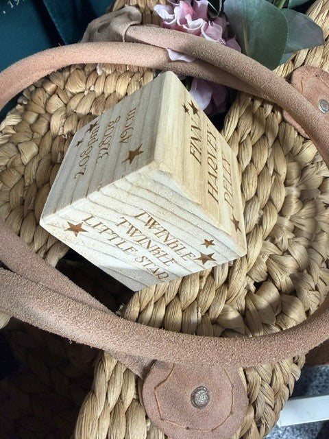 Personalised Wooden Baby Blocks