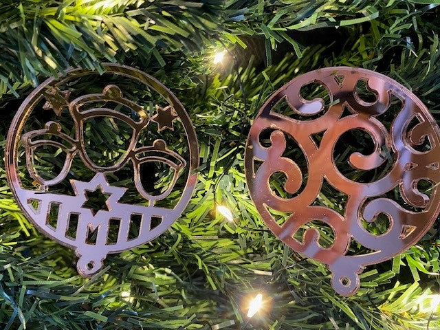 Christmas - Baubles Acrylic or Wooden