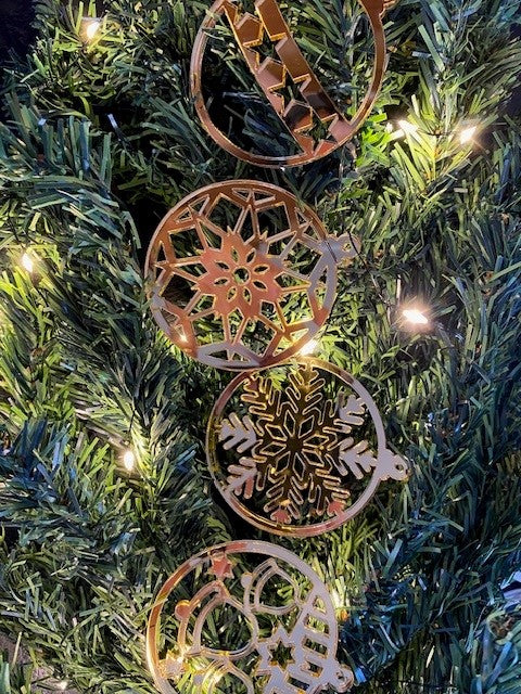 Christmas - Baubles Acrylic or Wooden