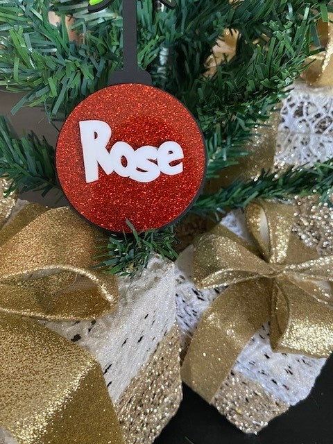 Christmas  - Grinch Bauble with Name