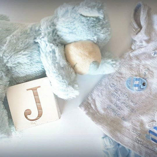 Personalised Wooden Baby Blocks