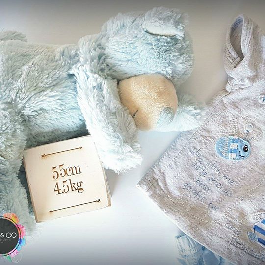 Personalised Wooden Baby Blocks