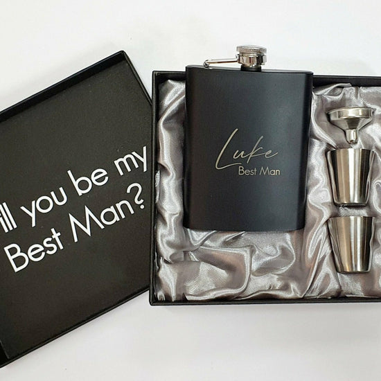 gift set,hip flask. best man gift,engraving, mens gifts
