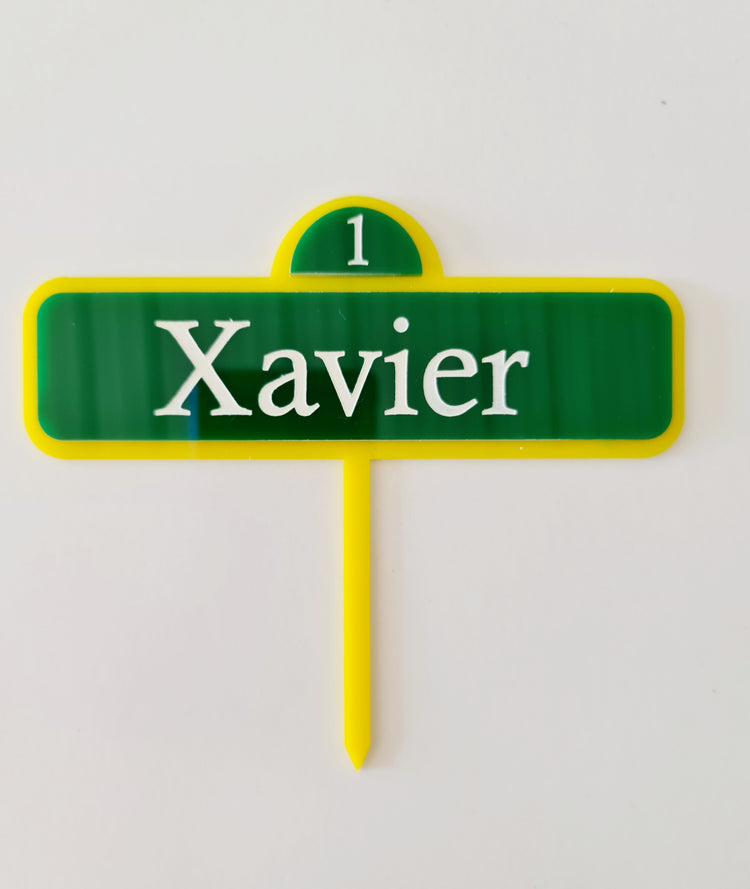 Cake Topper Custom Acrylic