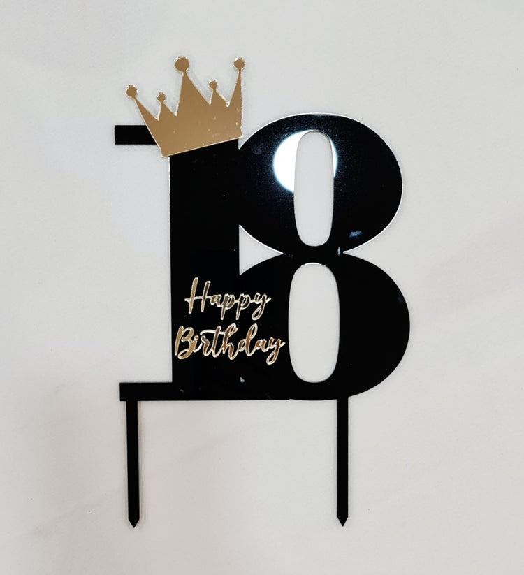 Cake Topper Custom Acrylic