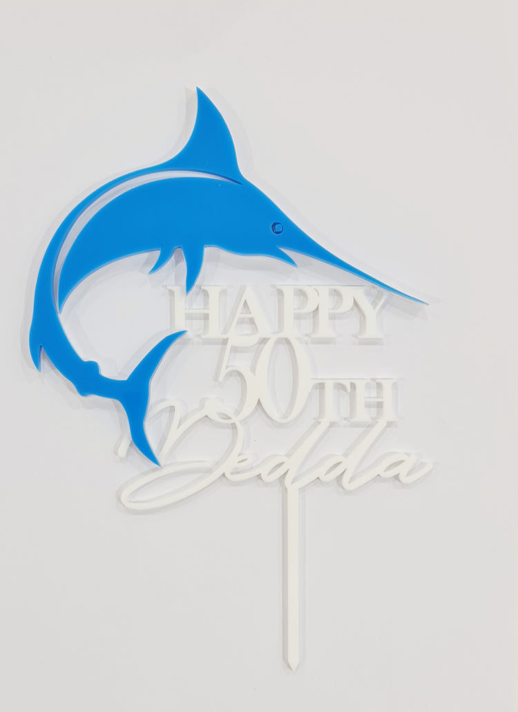 Cake Topper Custom Acrylic