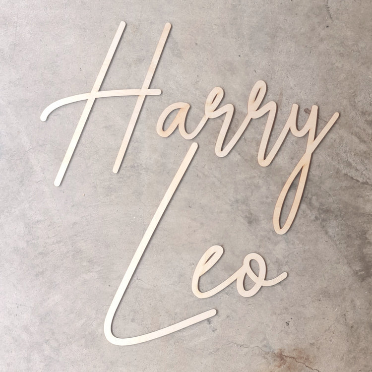 Name Plaques - Wooden Personalised