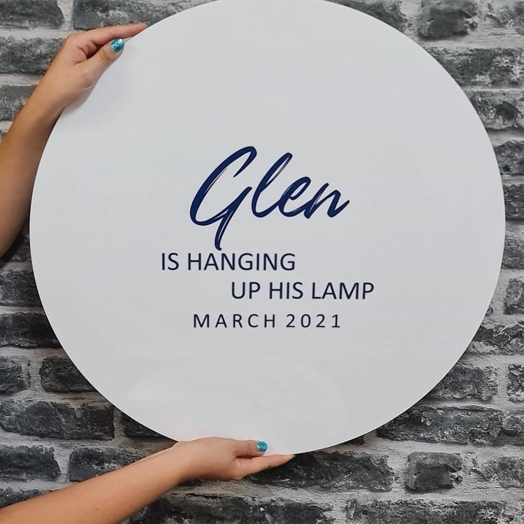 Guest Book Sign, Personalised Event Guestbook, Circle Signing Guest Board