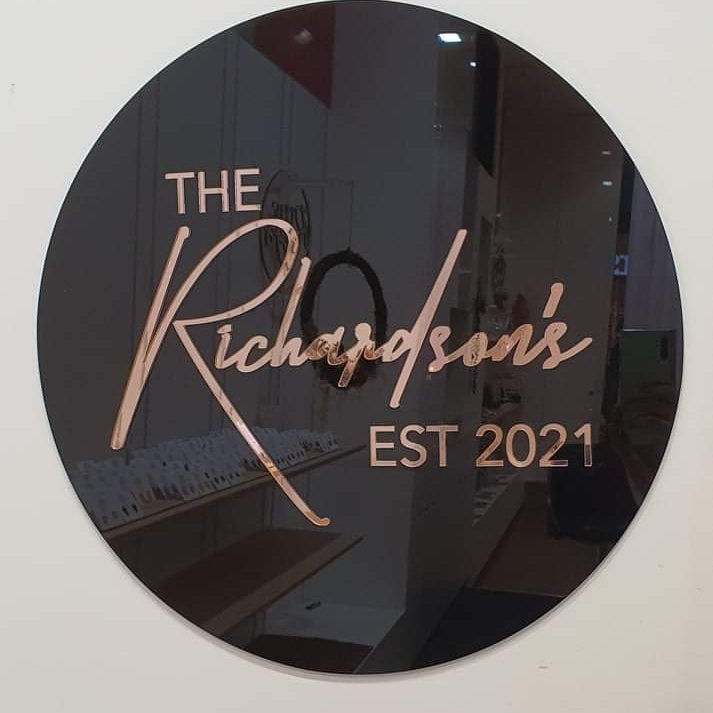 Guest Book Sign, Personalised Event Guestbook, Circle Signing Guest Board