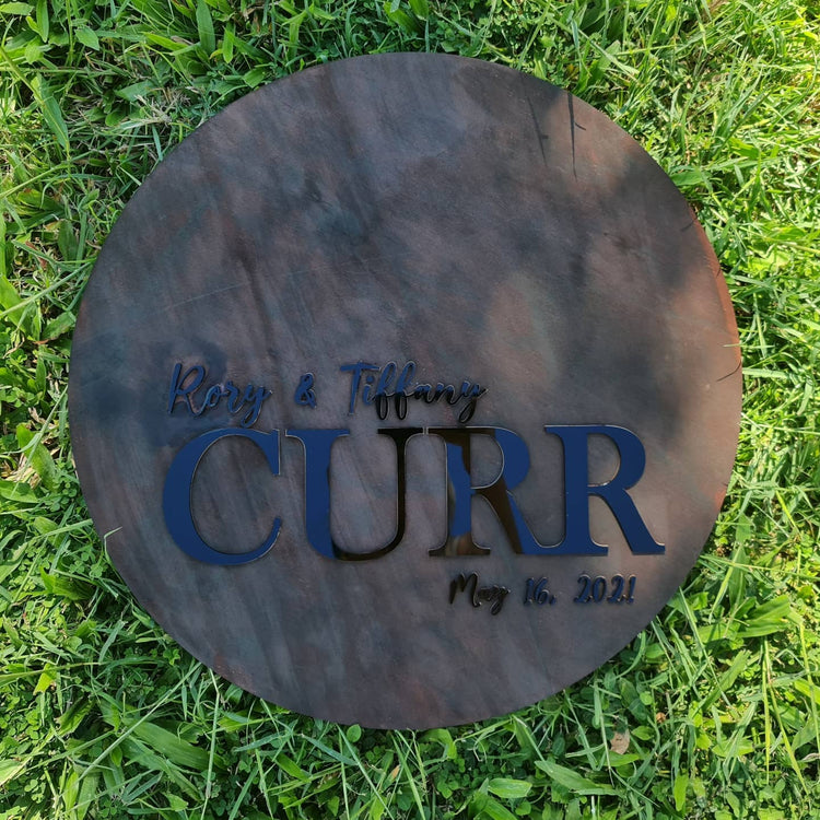 Guest Book Sign, Personalised Event Guestbook, Circle Signing Guest Board