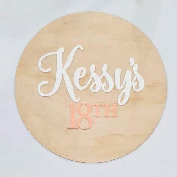 Guest Book Sign, Personalised Event Guestbook, Circle Signing Guest Board