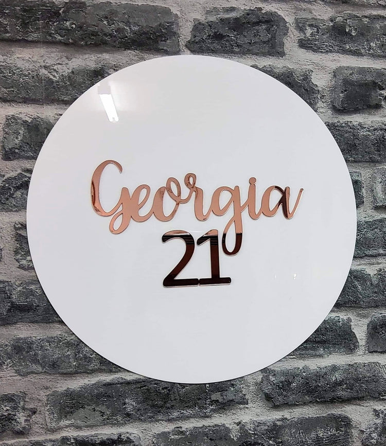 Guest Book Sign, Personalised Event Guestbook, Circle Signing Guest Board