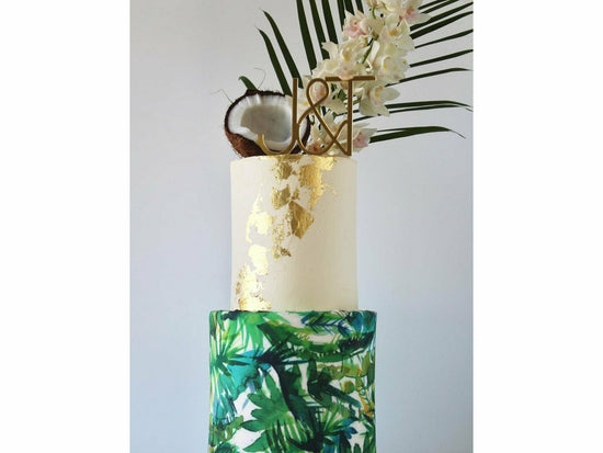 Cake Topper; cake topper Australia, wedding cake topper, birthday cake topper; initial cake topper