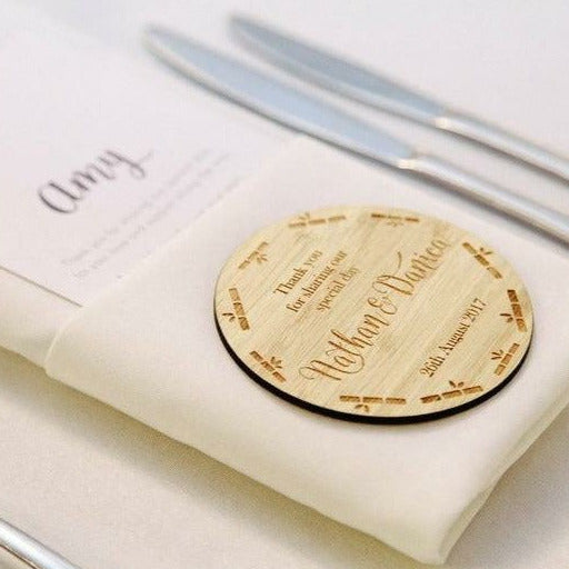 coasters,wedding,engraving,wooden,seating